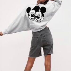Zara Mickey Glitch Collection Sweatshirt